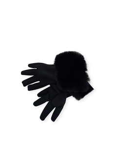 Poivre Blanc Stretch Fleence Gloves BublyBlack (1775-JRGL/A) дитячі рукавиці